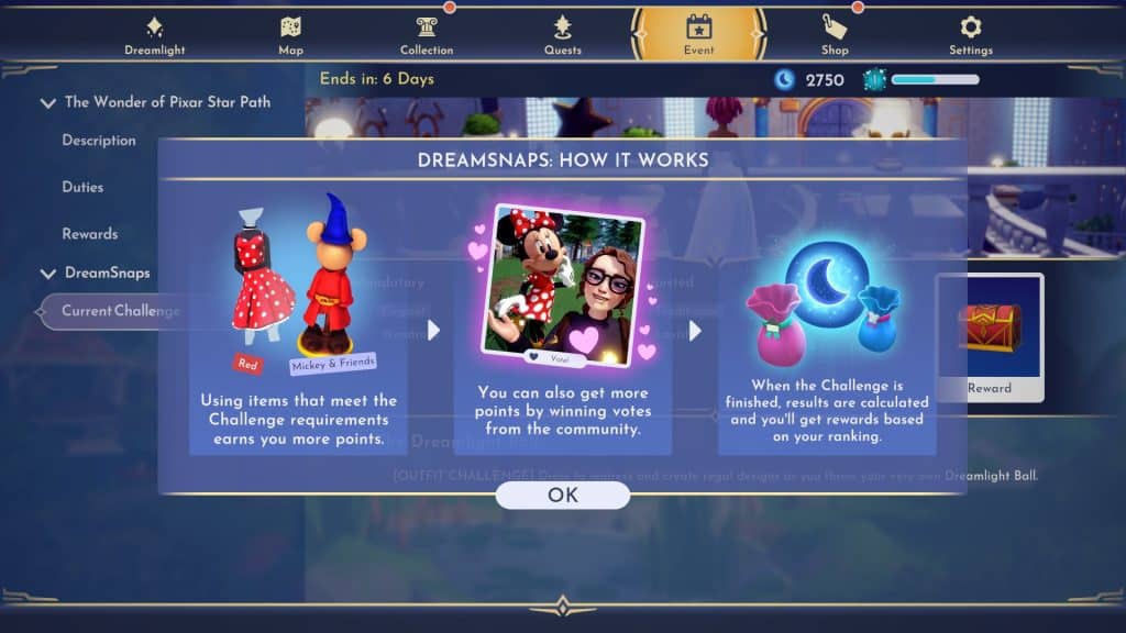 How to Use DreamSnaps in Disney Dreamlight Valley