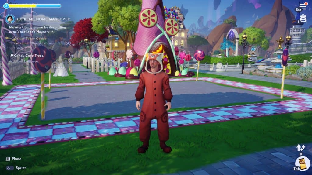 Place Candy Decorations near Vanellope's House - Extreme Biome Makeover Walkthrough 2 (Vanellope Friendship Quest)