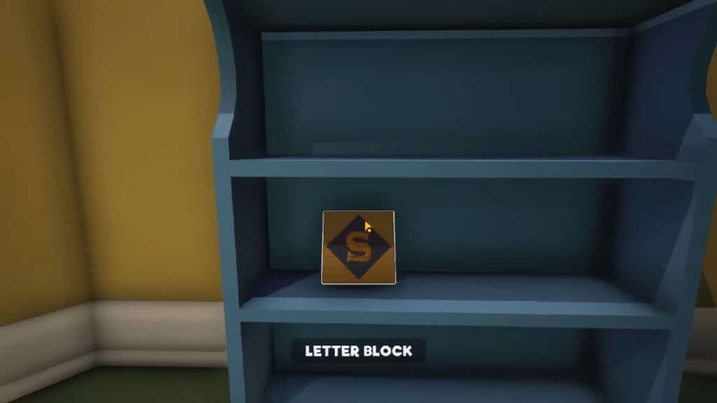 Find the Letter Blocks S - My Friendly Neighborhood Part 1: Stage 4 Walkthrough