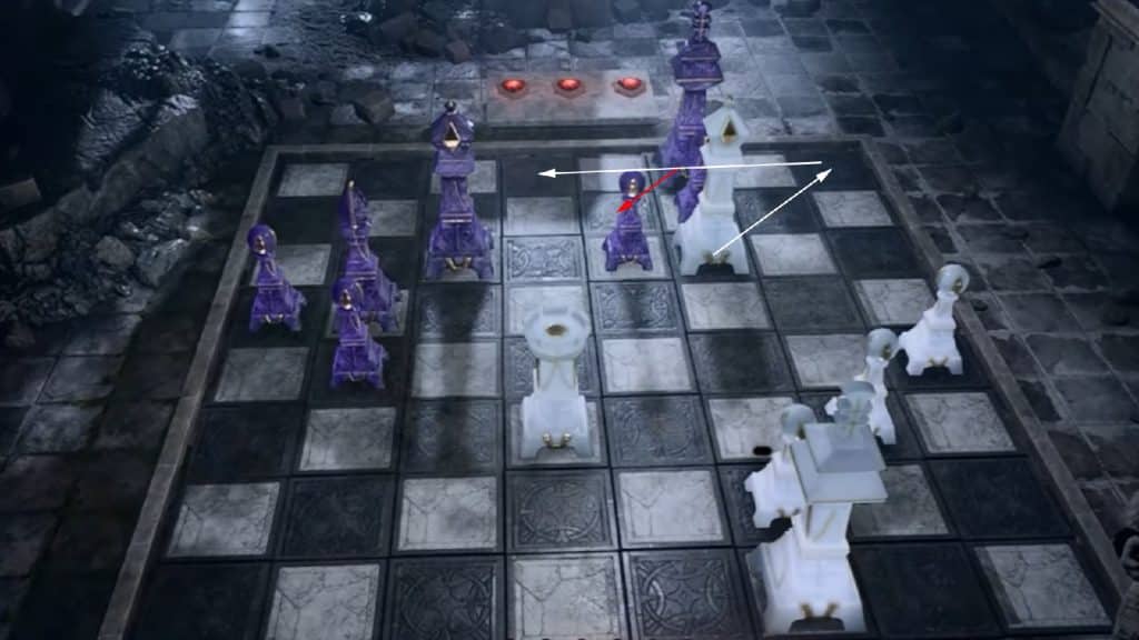 Queen at F6 - BG3 Chamber of Strategy Standard Chess Solution