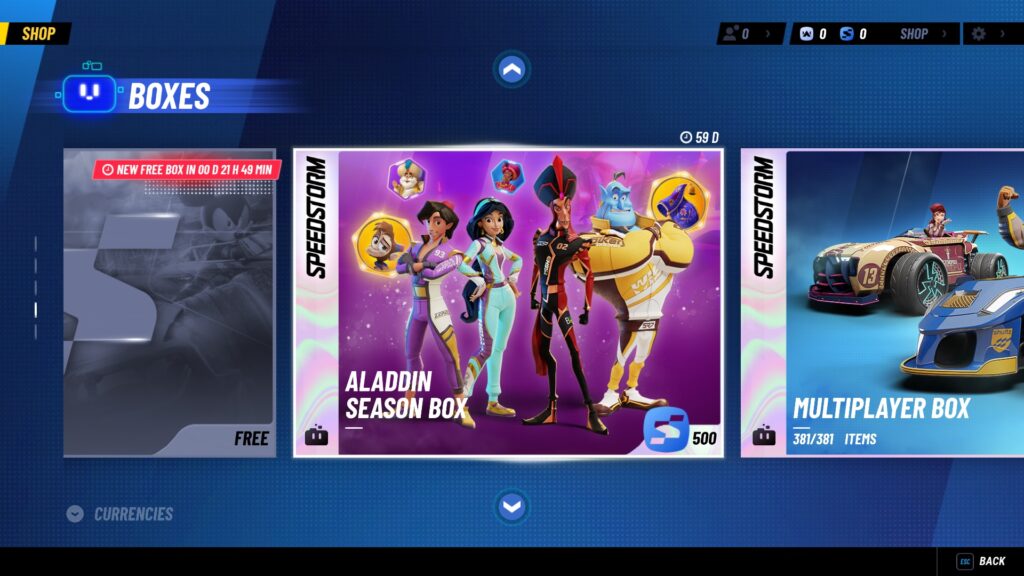 Disney Speedstorm Shop - Disney Speedstorm how to unlock character shards