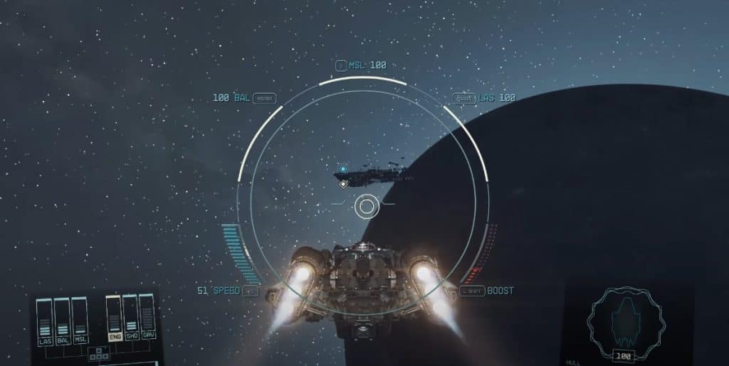 Starfield how to dock ship cover