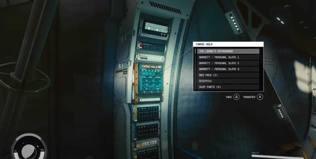 cargo hold - Starfield Ship Inventory Explained