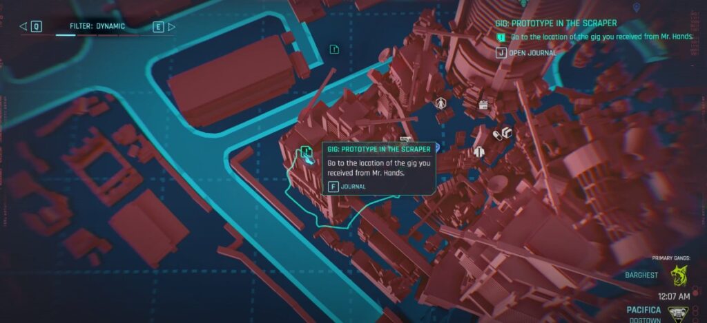 Prototype in the Scraper map location