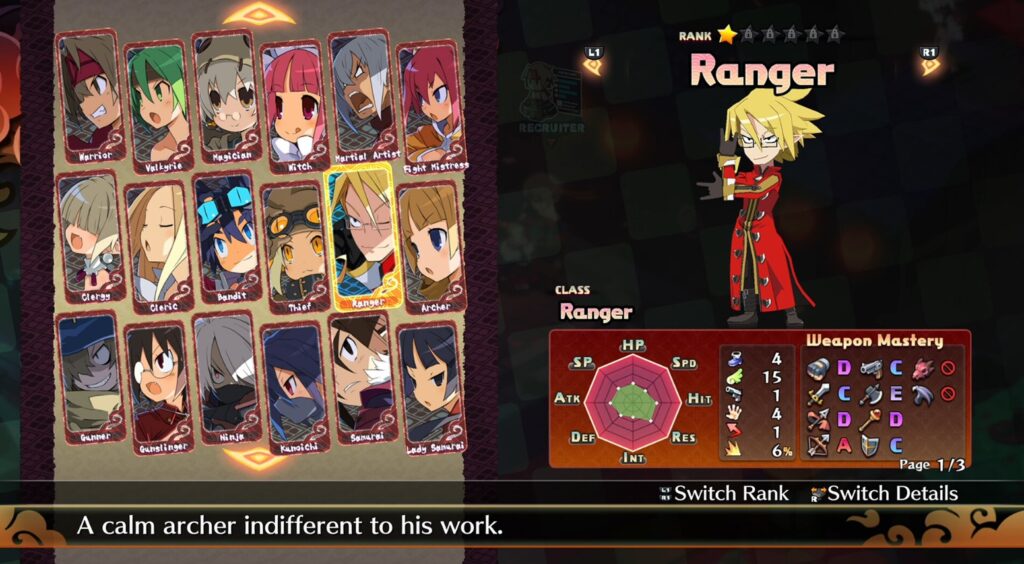 Disgaea 7 classes cover