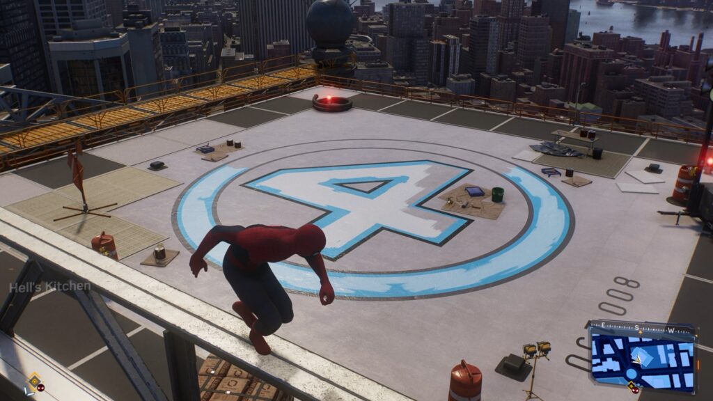 Fantastic 4's Baxter Building: Marvel's Spider-Man 2 Easter Egg