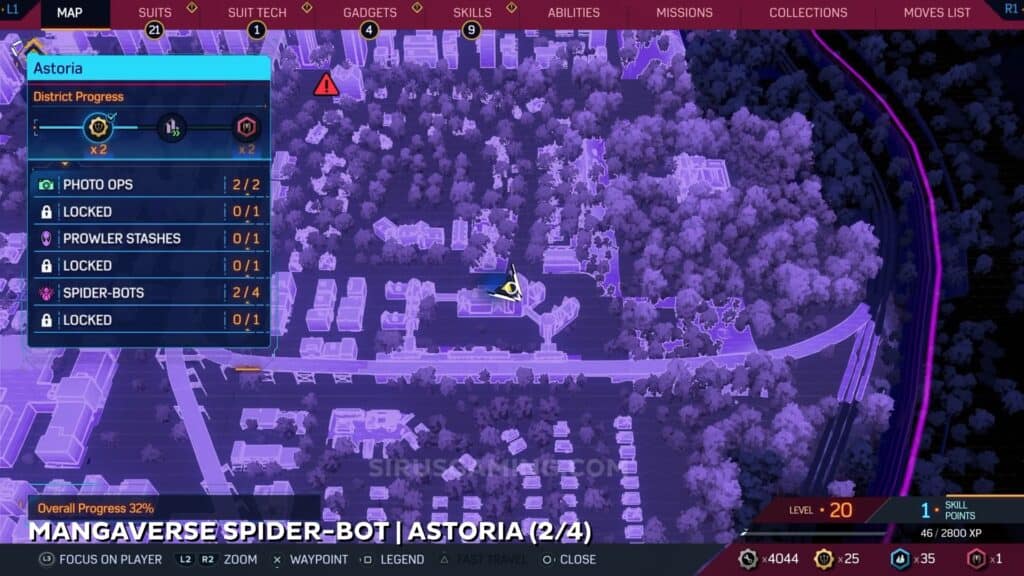 Mangaverse location - Astoria Spider Bots Marvel's Spider-Man 2