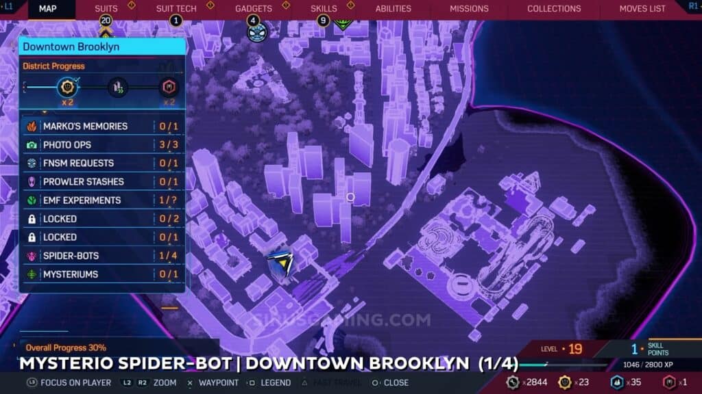 Mysterio location - Downtown Brooklyn Spider Bots Marvel's Spider-Man 2