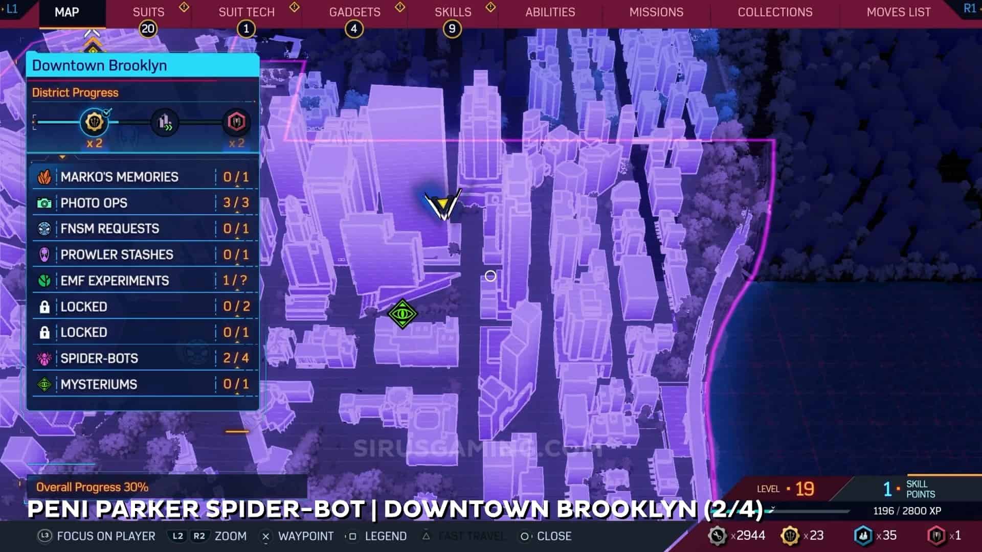 Peni Parker location - Downtown Brooklyn Spider Bots Marvel's Spider-Man 2