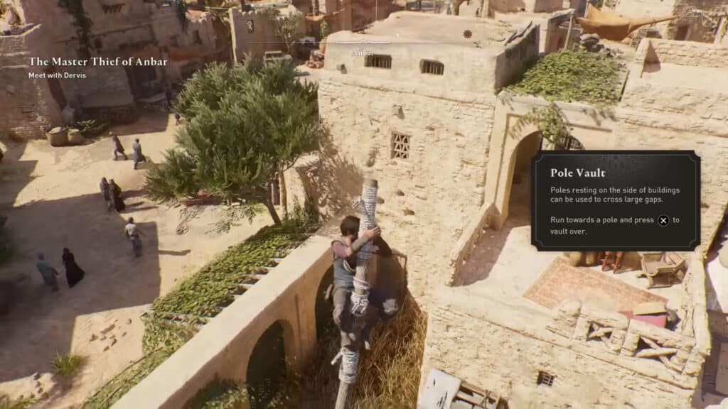 Pole Vaulting - Assassin's Creed Mirage The Master Thief of Anbar Walkthrough