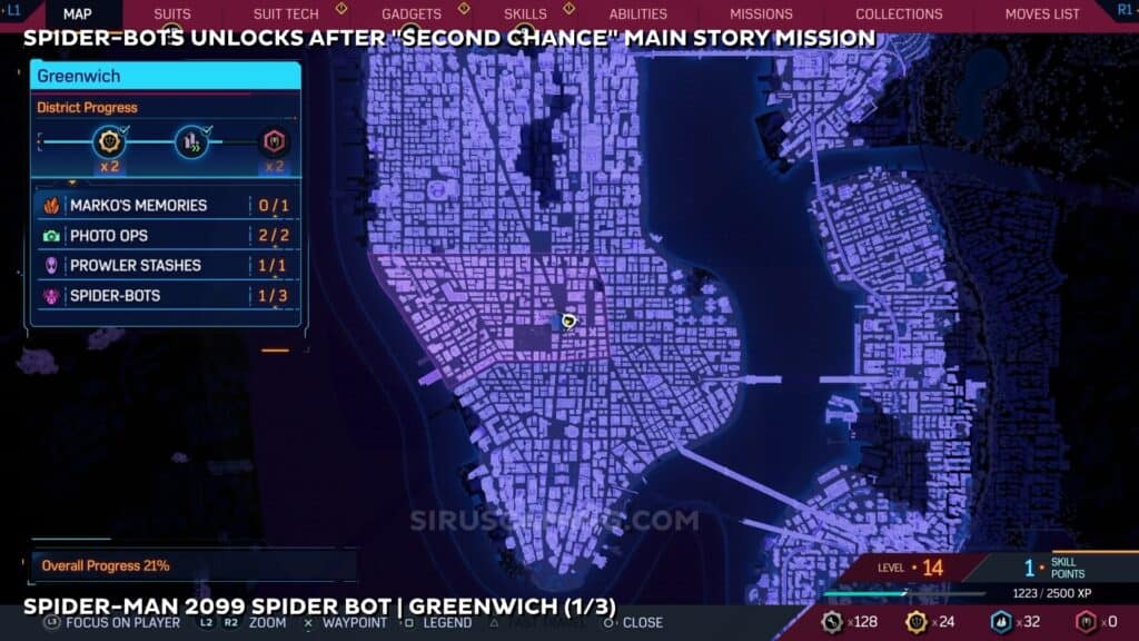 Spider-Man 2099 Location - Greenwich Spider Bots Marvel's Spider-Man 2