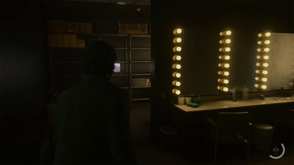 TV in Dressing Room - Alan Wake 2 Initiation 1 Late Night Walkthrough