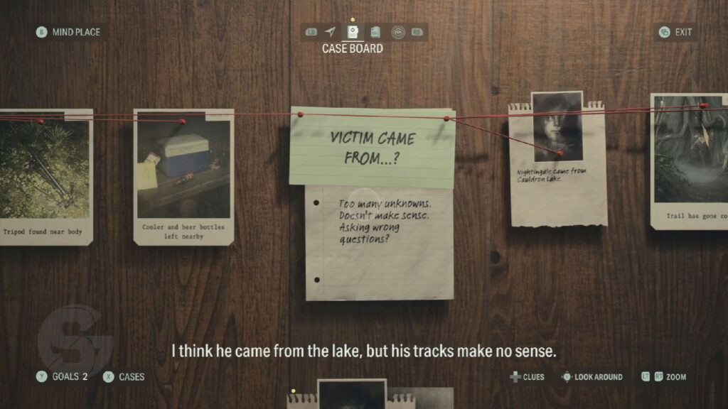 Figure out what happened to Nightingale - Alan Wake 2 Return 1: Invitation Walkthrough 