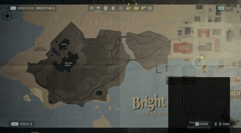 Bright Falls Map