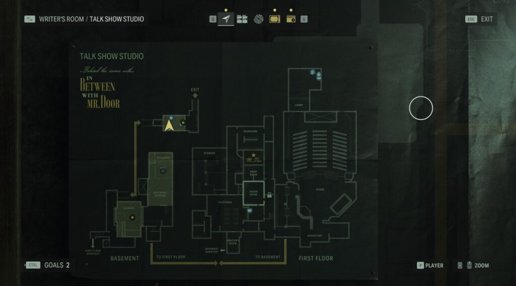 Talk Show Studio Map