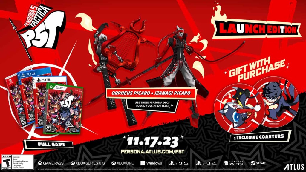 Persona 5 Tactica Launch Edition