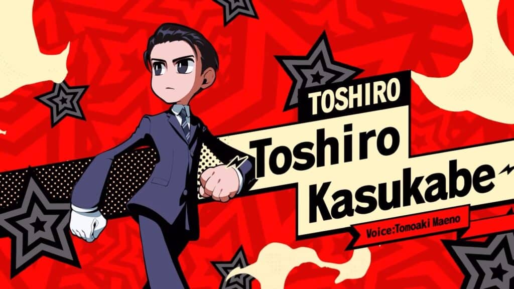 (Tomoaki Maeno) MacLeod Andrews as Toshiro Kasukabe - Persona 5 Tactica Voice Actors