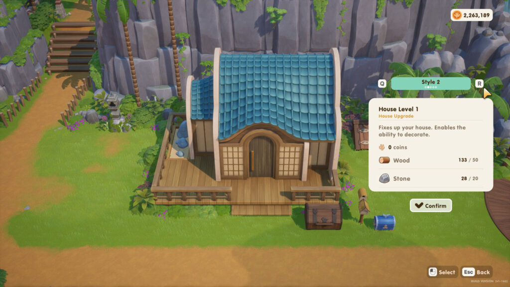 House Style 2 - Coral Island Home Sweet Home Quest