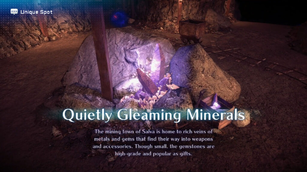 Unique Spot - Quietly Gleaming Minerals - Star Ocean: The Second Story R Chapter 1 Salva Mines Walkthrough