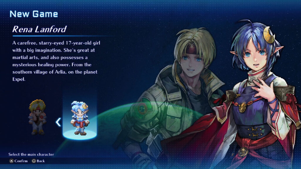 Rena Character Selection - Star Ocean: The Second Story R Chapter 1 Introduction Walkthrough