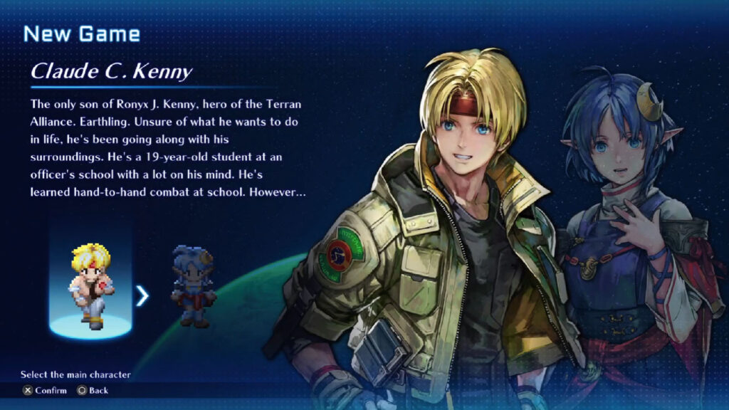 Claude Character Selection - Star Ocean: The Second Story R Chapter 1 Introduction Walkthrough