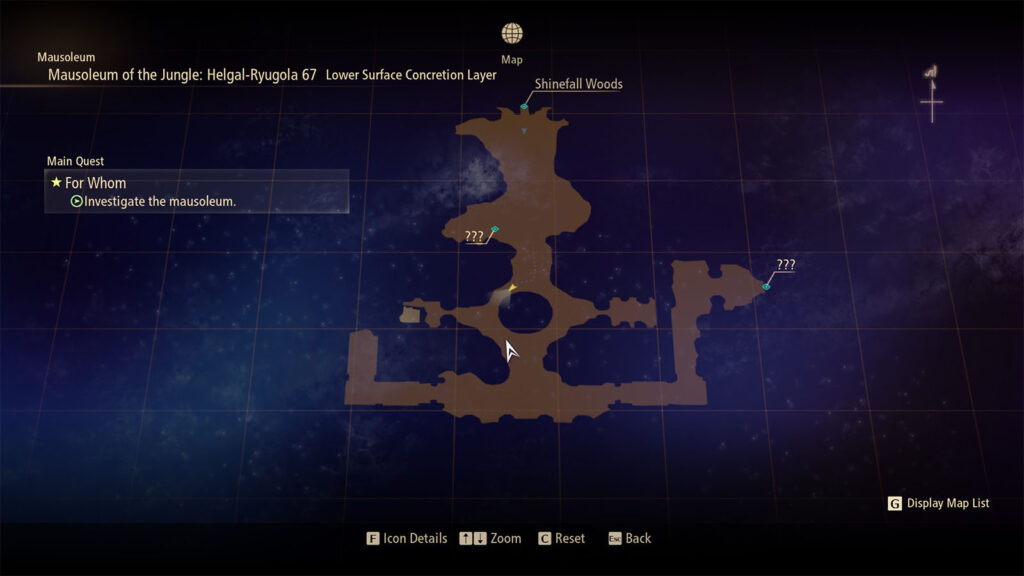 Lower Surface Concretion Layer Map - Tales of Arise Beyond the Dawn For Whom Walkthrough