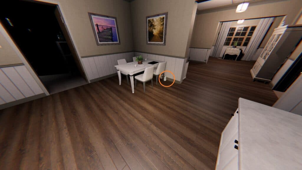 Kitchen Area 2 - All Dancing Snowmen Locations in 13 Willow Street Phasmophobia