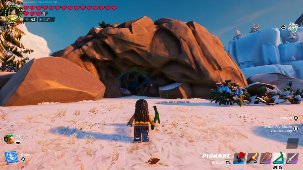 LEGO Fortnite Snow Caves exterior