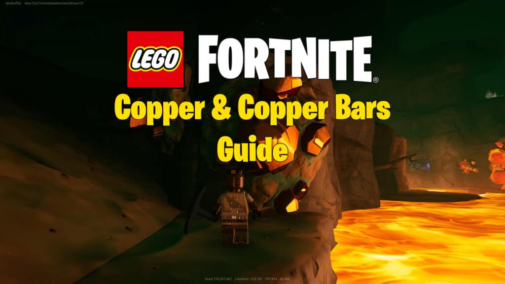 LEGO Fortnite How to Get Copper and make Copper Bars