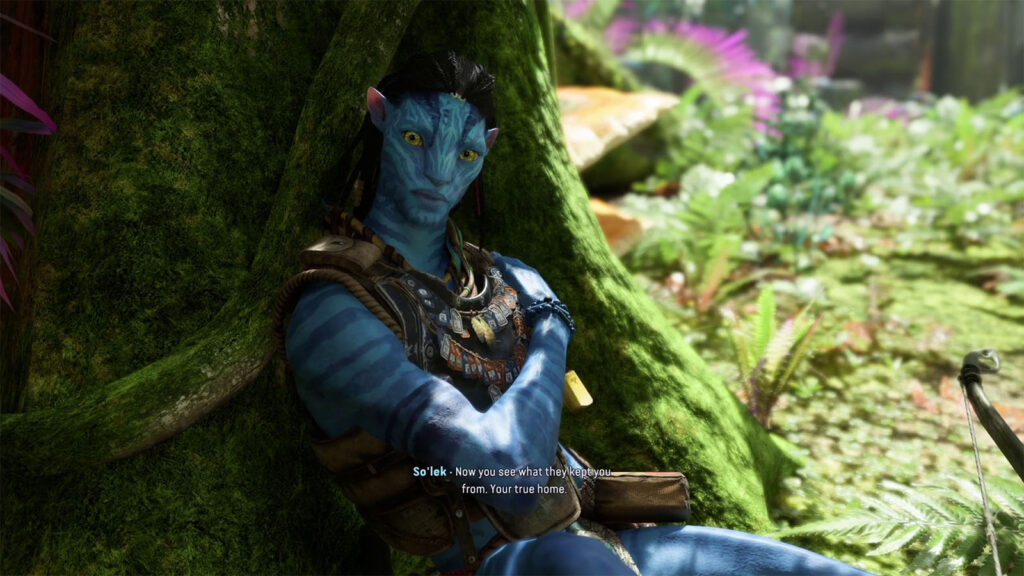 Talk to So'lek, the Na'vi warrior - Avatar Frontiers of Pandora Chapter 2 Pandora Walkthrough