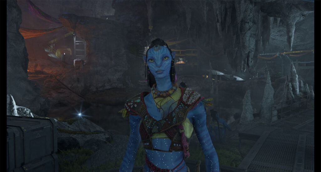 Talk to Ri'nela inside the hideout - Avatar Frontiers of Pandora Loss and Ruin Walkthrough