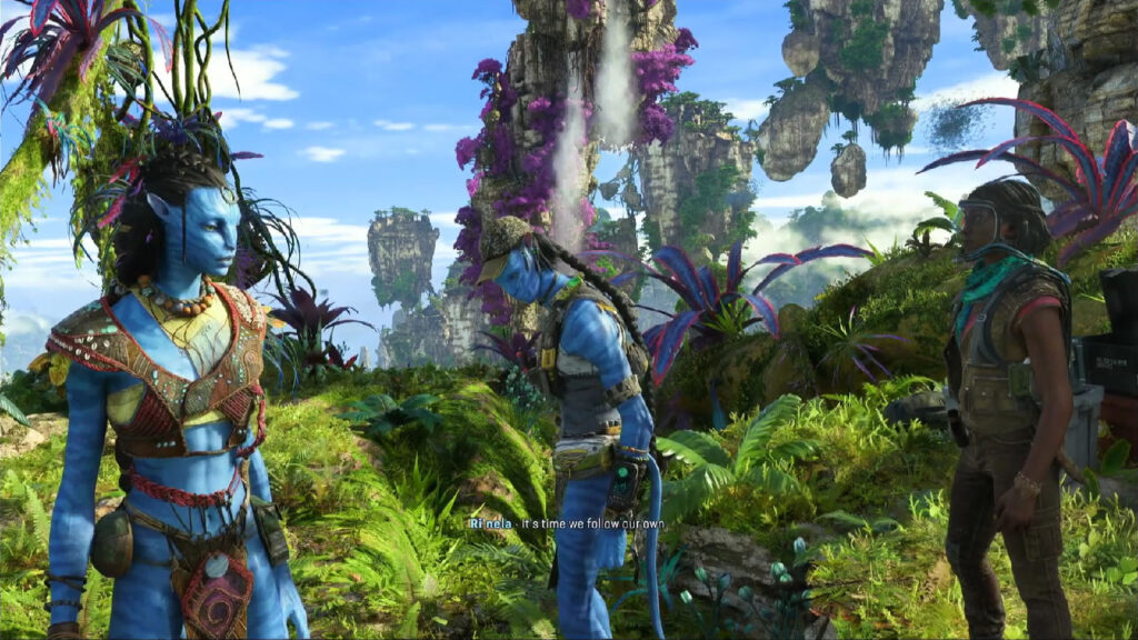 you, Ri'nela, and Teylan meeting up with Alma once again - Avatar Frontiers of Pandora Last Strike Walkthrough