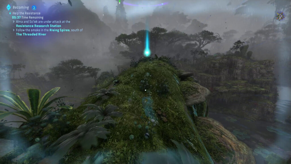 Watch out for lightning bolts - Avatar Frontiers of Pandora Chapter 5 Becoming Walkthrough