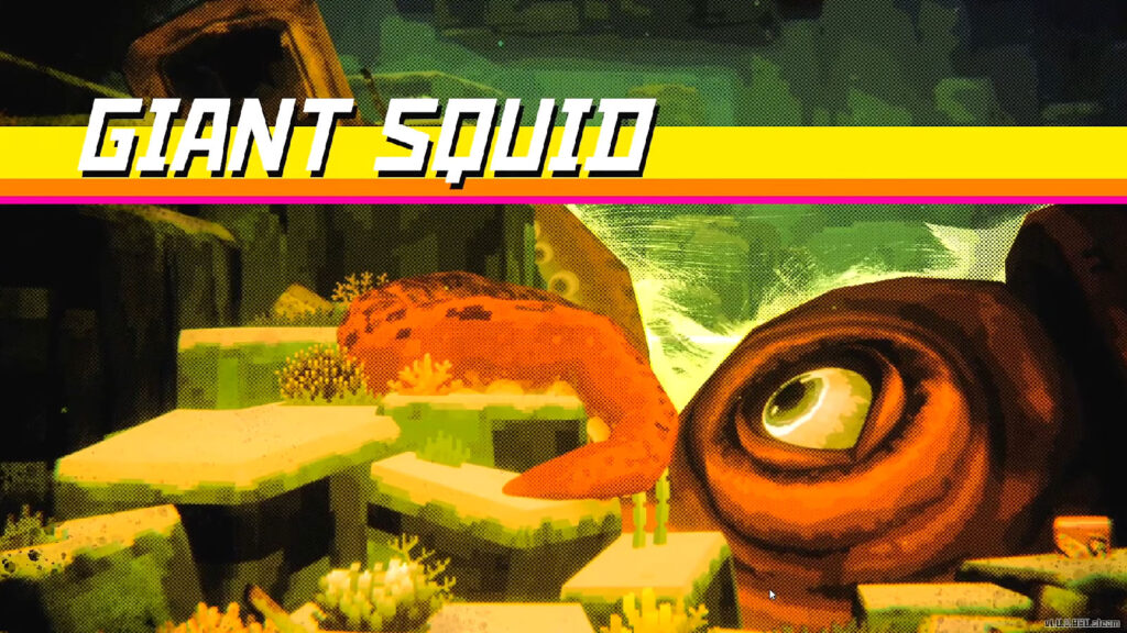 How to defeat the Giant Squid - Dave the Diver Chapter 1 Traces of the Sea People Walkthrough