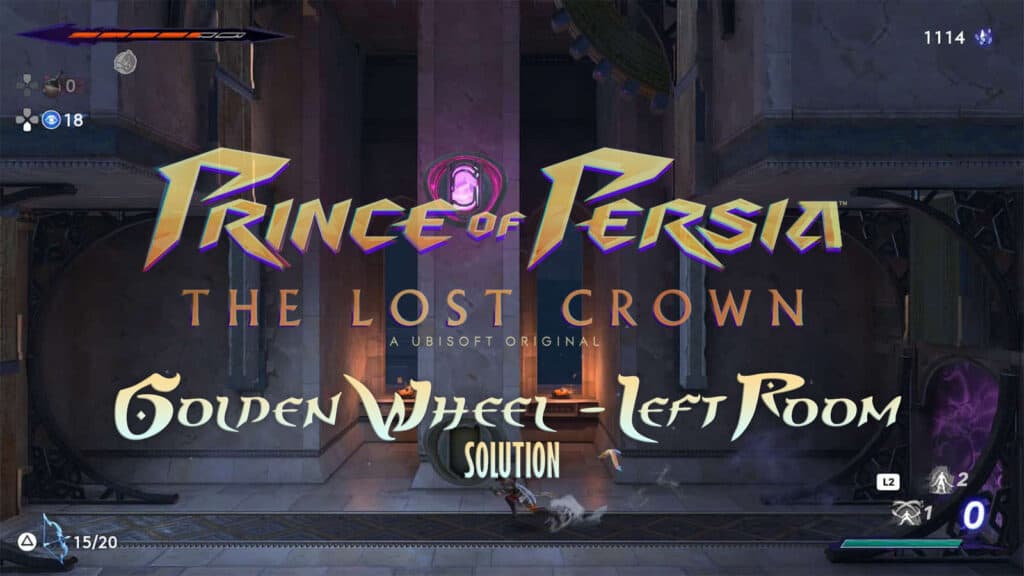 Prince of Persia The Lost Crown Golden Wheel Left Room Solution