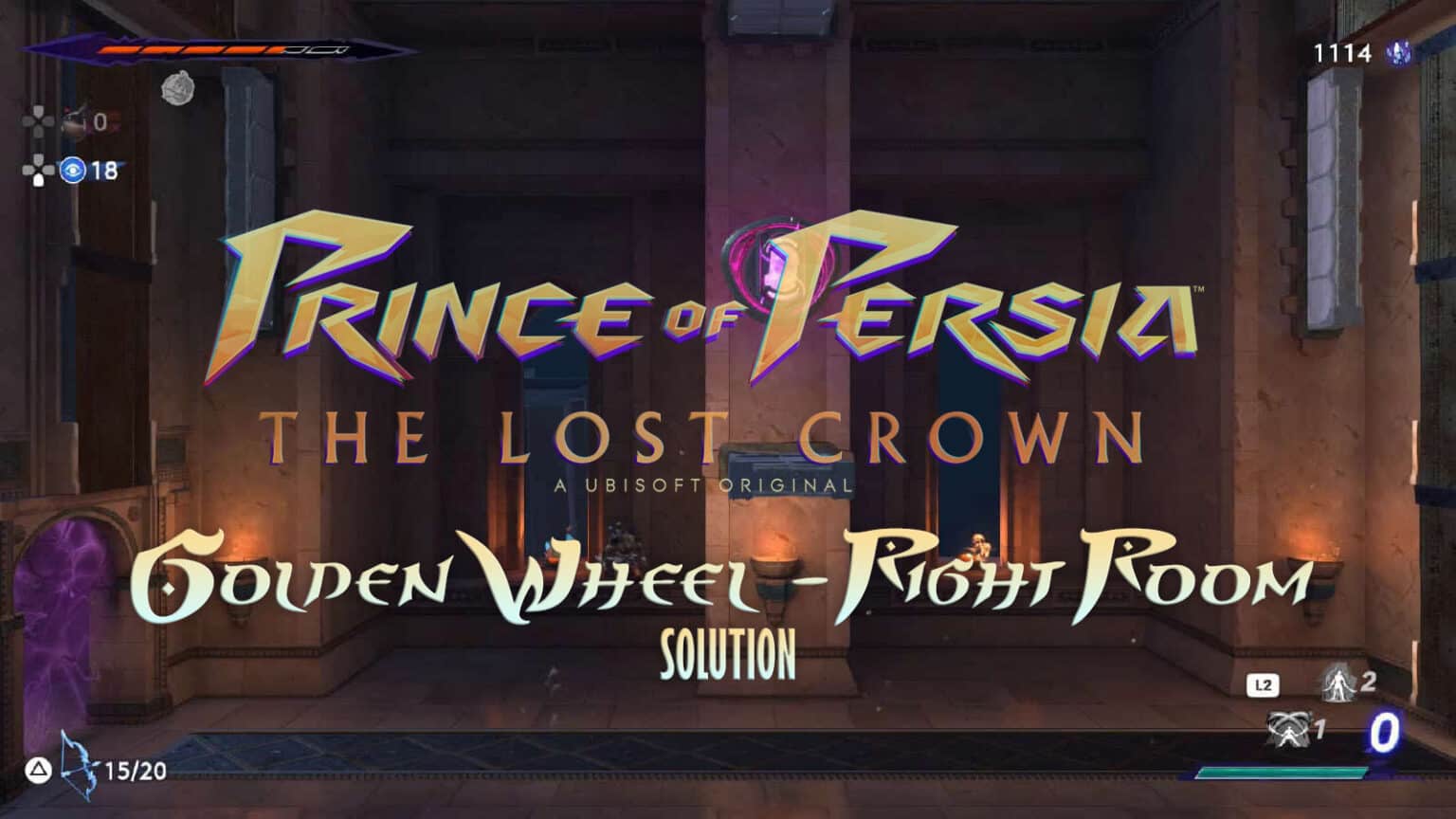 Prince of Persia The Lost Crown Golden Wheel Right Room Solution