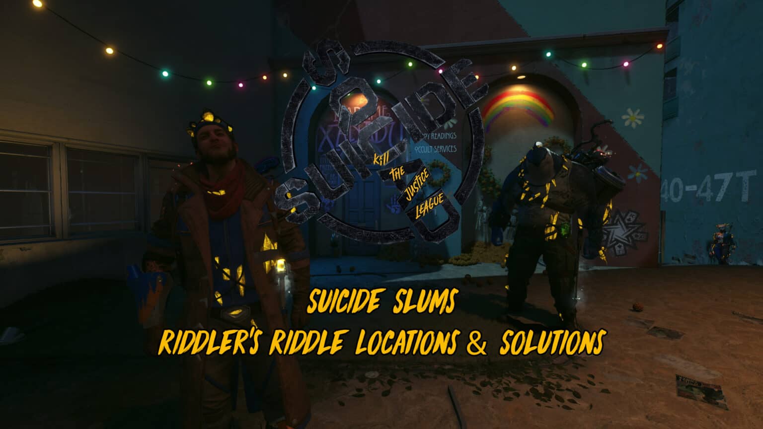 All 3 Suicide Slums Riddler Puzzle Locations & Solutions - Suicide Squad Kill the Justice League