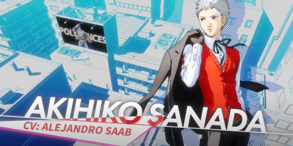 Alejandro Saab as Akihiko Sanada - Persona 3 Reload voice actor