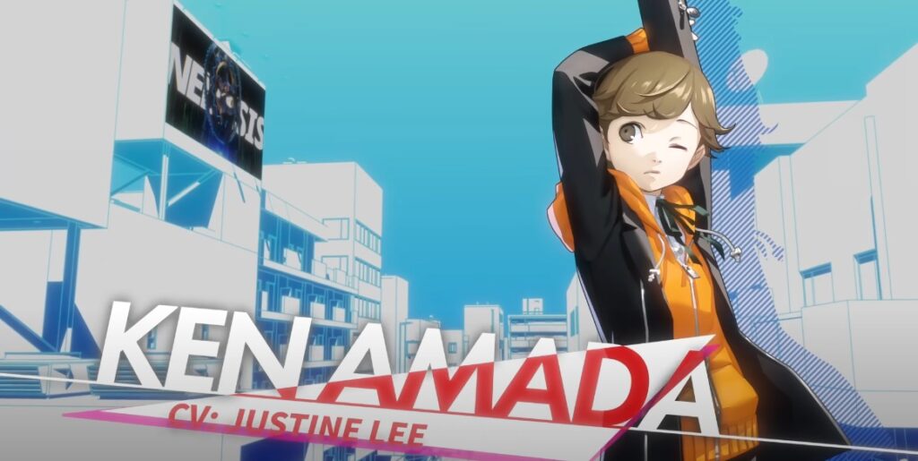 Justine Lee as Ken Amada - Persona 3 Reload voice actor