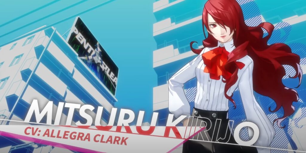 Allegra Clark as Mitsuru Kirijo - Persona 3 Reload voice actor