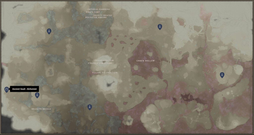 Enshrouded How to Get Goo: Rescue the Alchemist Location in the map