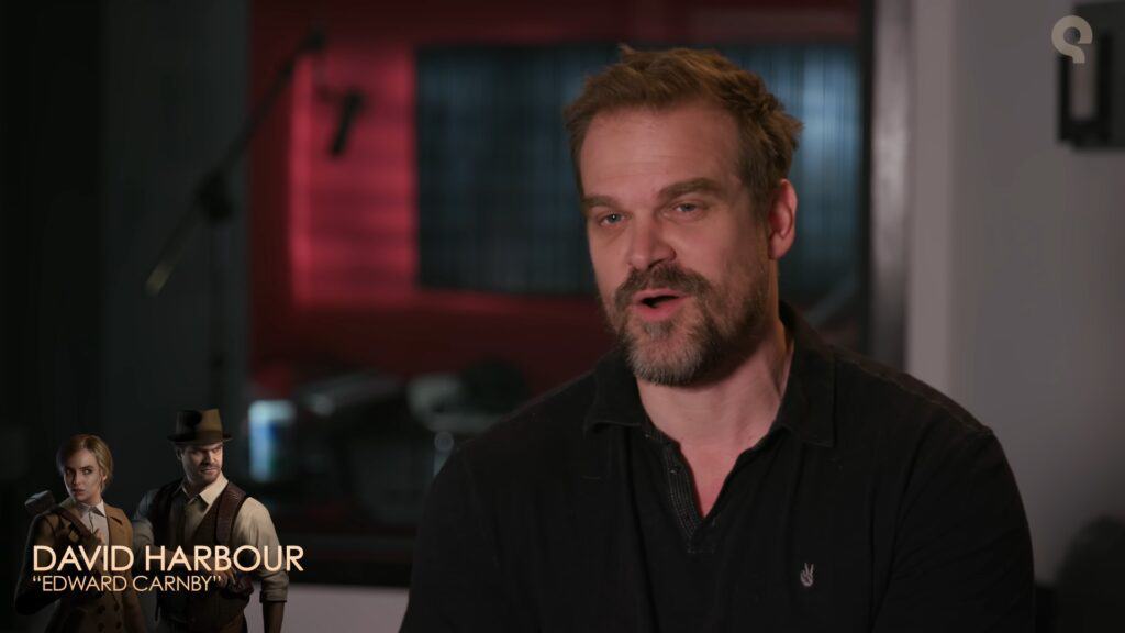 David Harbour as Edward Carnby - Alone in the Dark Voice actors and Cast