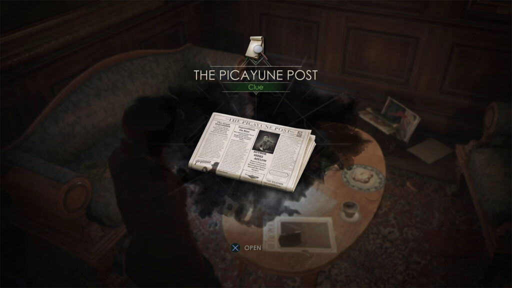 Clue - The Picayune Post - Alone in the Dark 2024 Chapter 1 Walkthrough