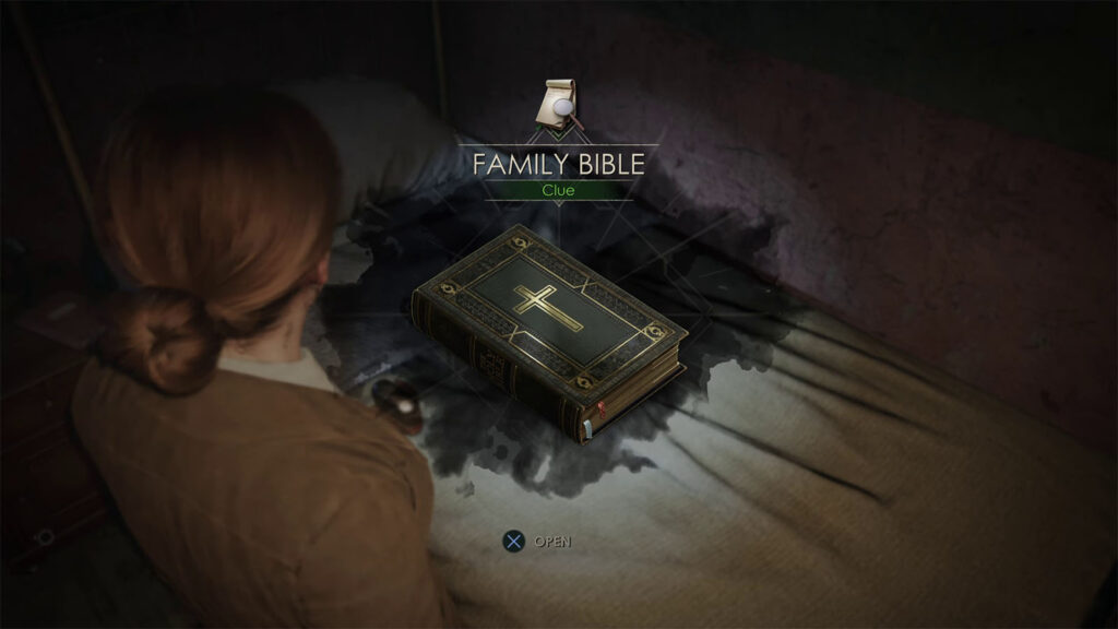 Family Bible clue - Alone in the Dark 2024 Chapter 1 Walkthrough