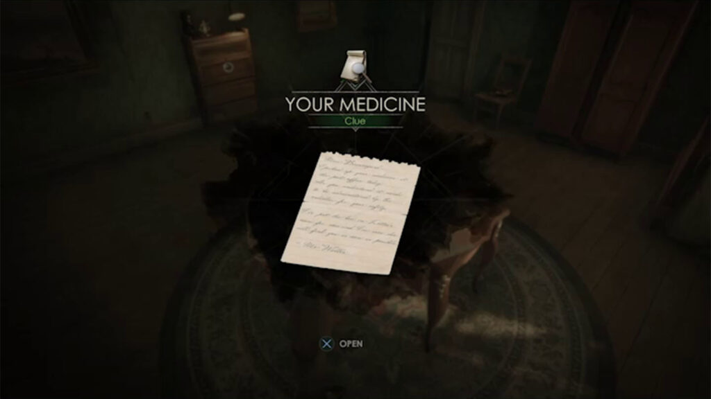 Clue - Your Medicine - Alone in the Dark 2024 Chapter 2 Walkthrough