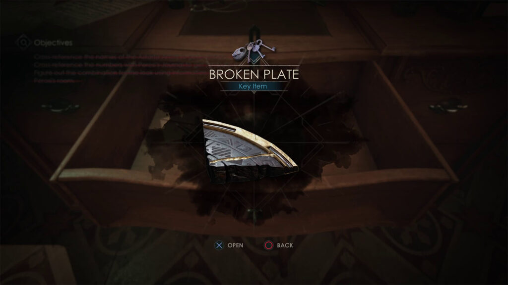 Broken Plate - Astronomical Clock #1 - Alone in the Dark 2024 Chapter 2 Walkthrough