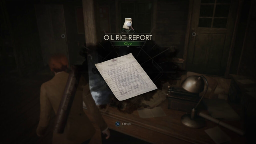 Clue - Oil Rig Report - Astronomical Clock #2 - Alone in the Dark 2024 Chapter 2 Walkthrough