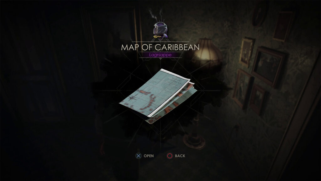 Lagniappe - Map of Caribbean - Alone in the Dark 2024 Chapter 4 Walkthrough