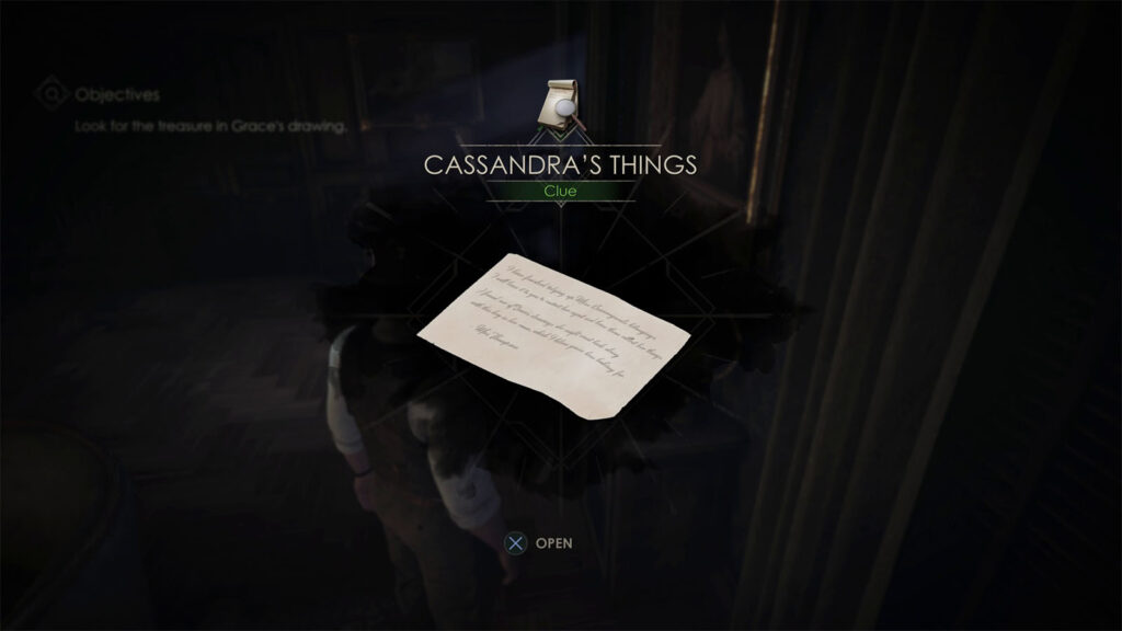 Clue - Cassandra's Things - Alone in the Dark 2024 Chapter 4 Walkthrough