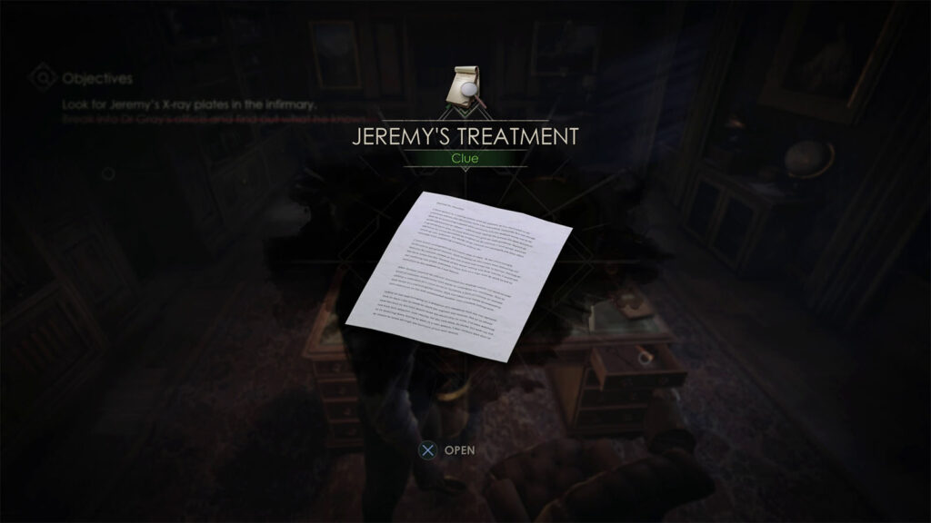 Clue - Jeremy's Treatment - Alone in the Dark 2024 Chapter 4 Walkthrough